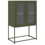 Aparador de acero verde oliva 68x39x107 cm de , Aparadores - Ref: Foro24-853378, Precio: 97,48 €