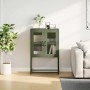 Aparador de acero verde oliva 68x39x107 cm de , Aparadores - Ref: Foro24-853378, Precio: 97,48 €