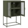 Aparador de acero verde oliva 68x39x107 cm de , Aparadores - Ref: Foro24-853378, Precio: 97,48 €