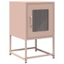 Mesita de noche de acero laminado en frío rosa 36x39x60,5 cm von , Nachttische - Ref: Foro24-853327, Preis: 52,24 €, Rabatt: %