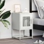 Mesita de noche de acero laminado en frío blanco 36x39x60,5 cm by , Nightstands - Ref: Foro24-853331, Price: 52,24 €, Discoun...