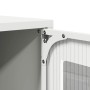 Mesita de noche de acero laminado en frío blanco 36x39x60,5 cm by , Nightstands - Ref: Foro24-853331, Price: 52,24 €, Discoun...
