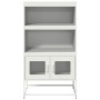 Aparador de acero blanco 68x39x123 cm by , Sideboards - Ref: Foro24-853373, Price: 112,63 €, Discount: %