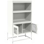Aparador de acero blanco 68x39x123 cm by , Sideboards - Ref: Foro24-853373, Price: 112,63 €, Discount: %