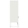 Aparador de acero blanco 68x39x123 cm by , Sideboards - Ref: Foro24-853373, Price: 112,63 €, Discount: %