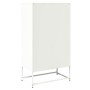 Aparador de acero blanco 68x39x123 cm by , Sideboards - Ref: Foro24-853373, Price: 112,63 €, Discount: %