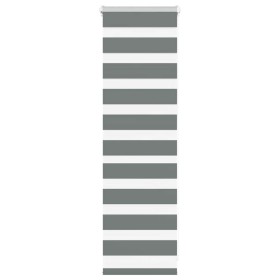 Estor cebra gris oscuro 45x100cm tejido ancho 40,9 cm poliéster by , Blinds and blinds - Ref: Foro24-4014094, Price: 18,22 €,...