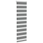 Estor cebra gris oscuro 45x100cm tejido ancho 40,9 cm poliéster by , Blinds and blinds - Ref: Foro24-4014094, Price: 18,22 €,...