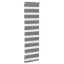 Estor cebra gris oscuro 45x100cm tejido ancho 40,9 cm poliéster by , Blinds and blinds - Ref: Foro24-4014094, Price: 18,22 €,...