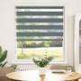 Estor cebra gris oscuro tejido ancho 105,9 cm poliéster by , Blinds and blinds - Ref: Foro24-4014107, Price: 25,45 €, Discoun...