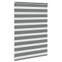 Estor cebra gris oscuro tejido ancho 105,9 cm poliéster by , Blinds and blinds - Ref: Foro24-4014107, Price: 25,45 €, Discoun...