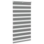 Estor cebra gris oscuro 75x150cm tejido ancho 70,9 cm poliéster by , Blinds and blinds - Ref: Foro24-4014126, Price: 22,54 €,...