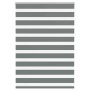 Estor cebra gris oscuro 100x100cm tejido ancho 95,9cm poliéster by , Blinds and blinds - Ref: Foro24-4014105, Price: 22,20 €,...