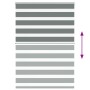 Estor cebra gris oscuro tejido ancho 100,9 cm poliéster by , Blinds and blinds - Ref: Foro24-4014132, Price: 27,37 €, Discoun...