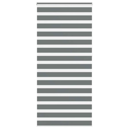 Estor cebra gris oscuro tejido ancho 105,9 cm poliéster von , Jalousien und Jalousien - Ref: Foro24-4014185, Preis: 31,19 €, ...