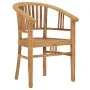 Conjunto de comedor para jardín 5 piezas madera maciza de teca de vidaXL, Conjuntos de jardín - Ref: Foro24-3060003, Precio: ...