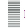 Estor cebra gris oscuro tejido ancho 100,9 cm poliéster by , Blinds and blinds - Ref: Foro24-4014158, Price: 31,75 €, Discoun...