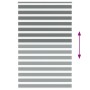 Estor cebra gris oscuro tejido ancho 140,9 cm poliéster by , Blinds and blinds - Ref: Foro24-4014166, Price: 38,39 €, Discoun...