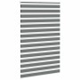 Estor cebra gris oscuro tejido ancho 145,9 cm poliéster by , Blinds and blinds - Ref: Foro24-4014193, Price: 37,74 €, Discoun...