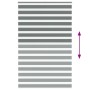 Estor cebra gris oscuro tejido ancho 145,9 cm poliéster by , Blinds and blinds - Ref: Foro24-4014193, Price: 37,74 €, Discoun...