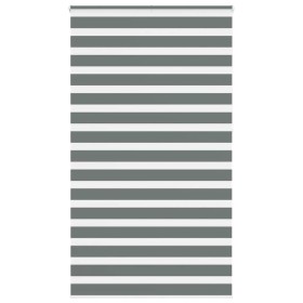 Estor cebra gris oscuro tejido ancho 115,9 cm poliéster de , Persianas y estores - Ref: Foro24-4014187, Precio: 33,42 €, Desc...