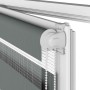 Estor cebra gris oscuro tejido ancho 115,9 cm poliéster by , Blinds and blinds - Ref: Foro24-4014187, Price: 33,42 €, Discoun...