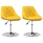 Sillas de comedor giratorias 2 uds terciopelo amarillo mostaza von , Essstühle - Ref: Foro24-335290, Preis: 101,81 €, Rabatt: %