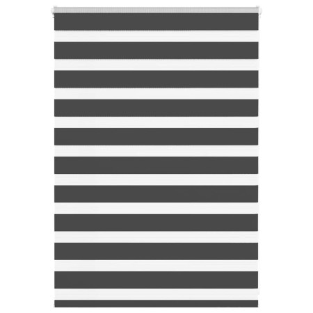 Estor cebra negro 95x100 cm tejido ancho 90,9 cm poliéster de , Persianas y estores - Ref: Foro24-4014208, Precio: 19,80 €, D...