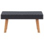 5-teiliges Gartenmöbel-Set und schwarze synthetische Rattankissen von vidaXL, Gartensets - Ref: Foro24-3059333, Preis: 647,60...