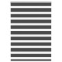 Estor cebra negro 105x150 cm tejido ancho 100,9 cm poliéster
