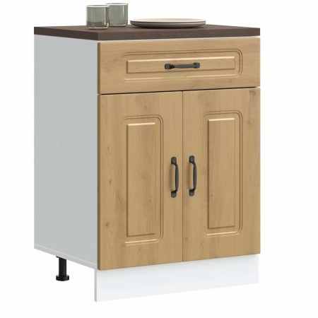 Mueble bajo de cocina Kalmar roble artesanal madera ingeniería von , Küchenschränke - Ref: Foro24-853496, Preis: 90,42 €, Rab...