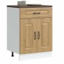 Mueble bajo de cocina Kalmar roble artesanal madera ingeniería von , Küchenschränke - Ref: Foro24-853496, Preis: 90,42 €, Rab...