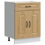 Mueble bajo de cocina Kalmar roble artesanal madera ingeniería von , Küchenschränke - Ref: Foro24-853496, Preis: 90,42 €, Rab...