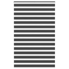 Estor cebra negro 150x230 cm tejido ancho 145,9 cm poliéster by , Blinds and blinds - Ref: Foro24-4014297, Price: 37,74 €, Di...