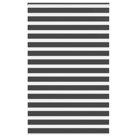 Estor cebra negro 150x230 cm tejido ancho 145,9 cm poliéster von , Jalousien und Jalousien - Ref: Foro24-4014297, Preis: 37,7...