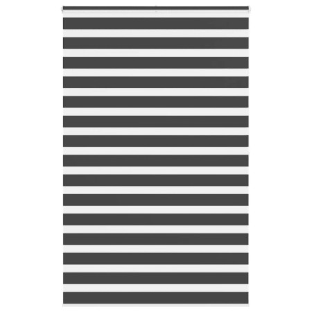 Estor cebra negro 140x200 cm tejido ancho 135,9 cm poliéster de , Persianas y estores - Ref: Foro24-4014269, Precio: 35,84 €,...