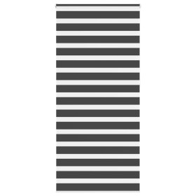Estor cebra negro 105x230 cm tejido ancho 100,9 cm poliéster by , Blinds and blinds - Ref: Foro24-4014288, Price: 30,53 €, Di...