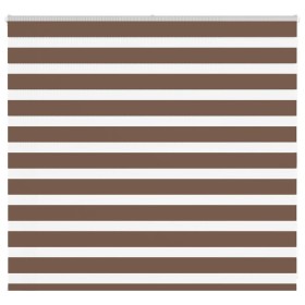 Estor cebra marrón 160x100 cm tejido ancho 155,9 cm poliéster by , Blinds and blinds - Ref: Foro24-4014325, Price: 28,44 €, D...