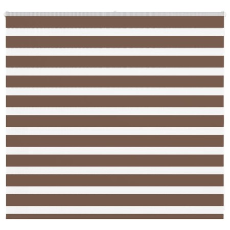 Estor cebra marrón 160x100 cm tejido ancho 155,9 cm poliéster by , Blinds and blinds - Ref: Foro24-4014325, Price: 28,44 €, D...