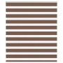 Estor cebra marrón 125x150 cm tejido ancho 120,9 cm poliéster de , Persianas y estores - Ref: Foro24-4014344, Precio: 25,52 €