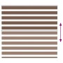 Brown zebra curtain 155x150 cm, fabric width 150.9 cm, polyester. by , Blinds and blinds - Ref: Foro24-4014350, Price: 30,00 ...