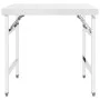 Folding kitchen work table steel 85x60x80 cm by vidaXL, Restoration - Ref: Foro24-326156, Price: 146,79 €, Discount: %