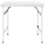 Klappbarer Küchenarbeitstisch aus Stahl 85x60x80 cm von vidaXL, Wiederherstellung - Ref: Foro24-326156, Preis: 149,18 €, Raba...