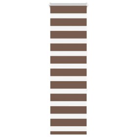 Brown zebra curtain 40x150 cm, fabric width 35.9 cm, polyester. by , Blinds and blinds - Ref: Foro24-4014327, Price: 18,79 €,...