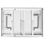 Klappbarer Küchenarbeitstisch aus Stahl 85x60x80 cm von vidaXL, Wiederherstellung - Ref: Foro24-326156, Preis: 149,18 €, Raba...