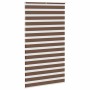 Brown zebra curtain 130x200 cm, fabric width 125.9 cm, polyester. by , Blinds and blinds - Ref: Foro24-4014371, Price: 36,00 ...