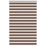 Estor cebra marrón 140x230 cm tejido ancho 135,9 cm poliéster