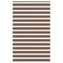 Estor cebra marrón 140x200 cm tejido ancho 135,9 cm poliéster de , Persianas y estores - Ref: Foro24-4014373, Precio: 35,36 €...