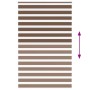 Estor cebra marrón 140x200 cm tejido ancho 135,9 cm poliéster de , Persianas y estores - Ref: Foro24-4014373, Precio: 35,36 €...