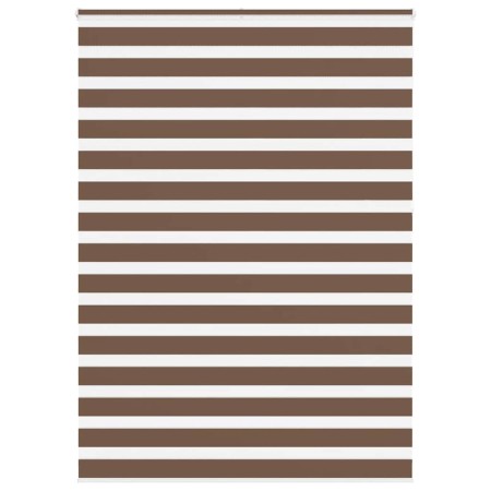 Brown zebra curtain 155x230 cm, fabric width 150.9 cm, polyester. by , Blinds and blinds - Ref: Foro24-4014402, Price: 28,81 ...